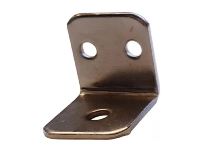 Set di 100 Squadrette 0174 zincata 3 fori 22x22 Made in Italy