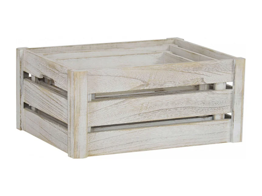 SET DI 3 CASSETTE IN LEGNO VIVIANE