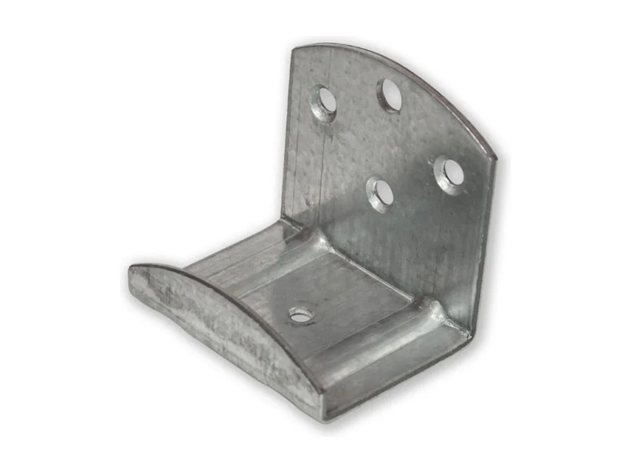 Set di 10 Reggirete a staffa 0180 a 4 fori pre-zincato Made in Italy