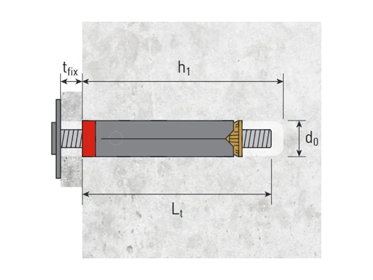 Set di 100 Tasselli TA007 D8 vite TGS M4 Made in Italy