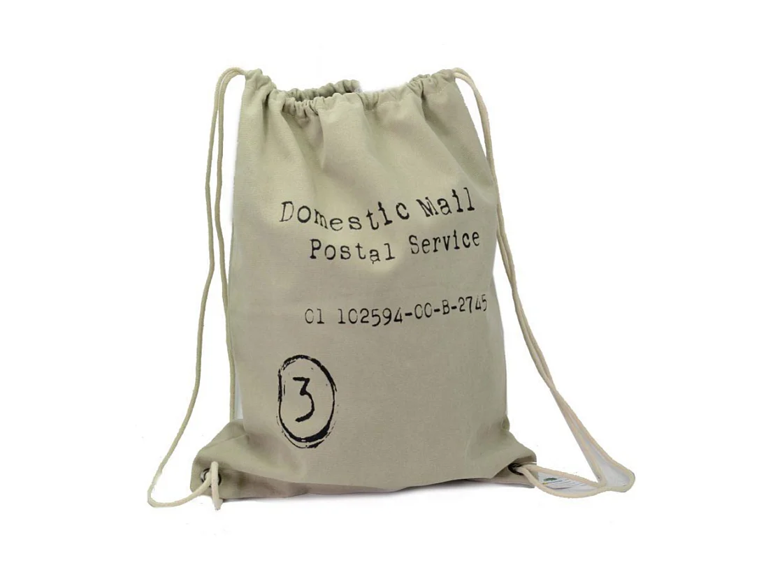 Borsa sacco tessuto crema cm43xh54x6,5