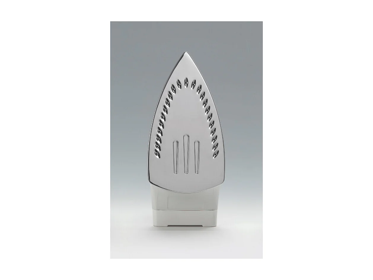 Ferro da stiro - Piastra in Acciaio Inox - Manico in sughero - Serbatoio 300ml - 2200W - Bianco e Grigio