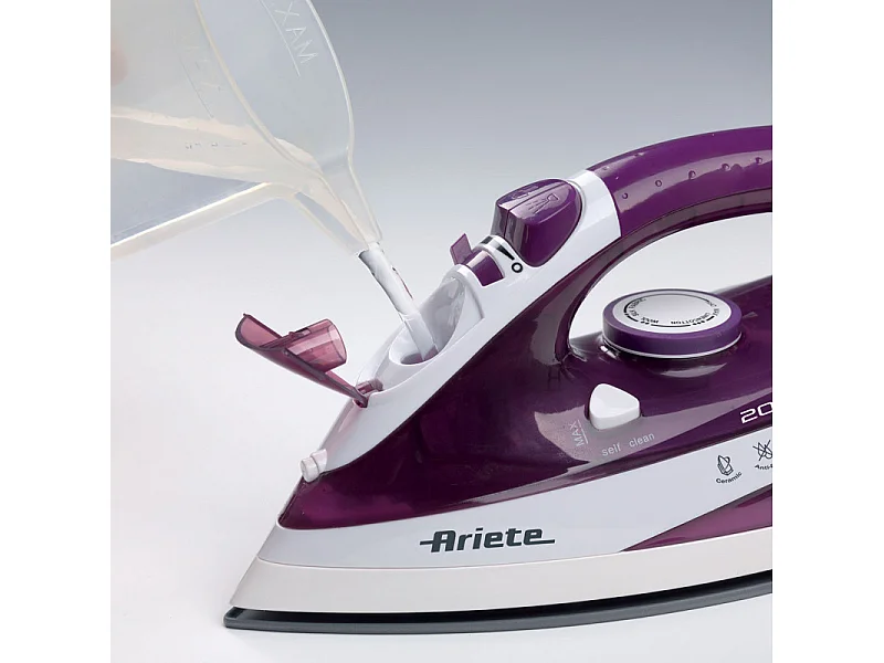 Ferro da stiro - Piastra in ceramica - Vapore 25g/min - Colpo vapore 140g/min - 2000W