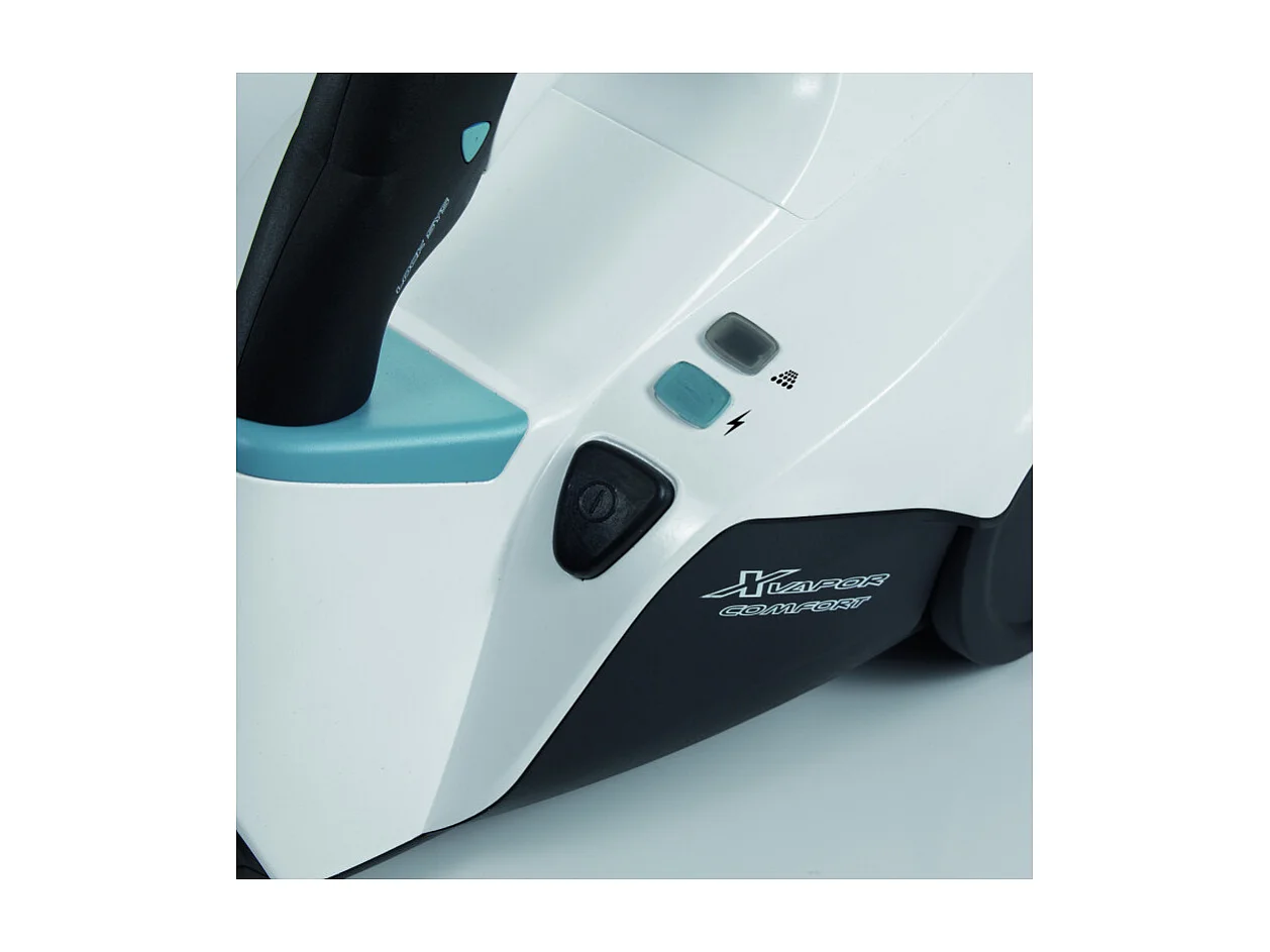 Pulitore a vapore 1500W, 5 bar, 45 minuti di vapore continuo, kit accessori - Bianco