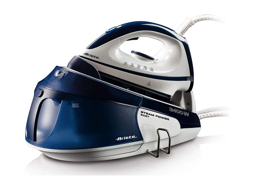 Ferro da Stiro a Vapore con Piastra Ceramica - Vapore Continuo 120 gr/min - 2400 Watt - Blu