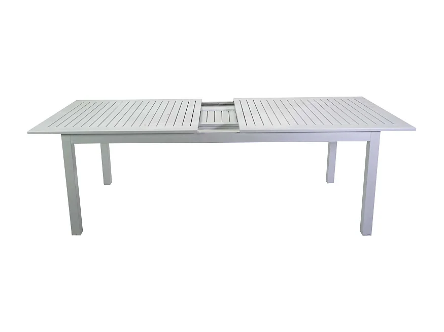 Tavolo alluminio Monterey allungabile bianco cm 150/210x89h75