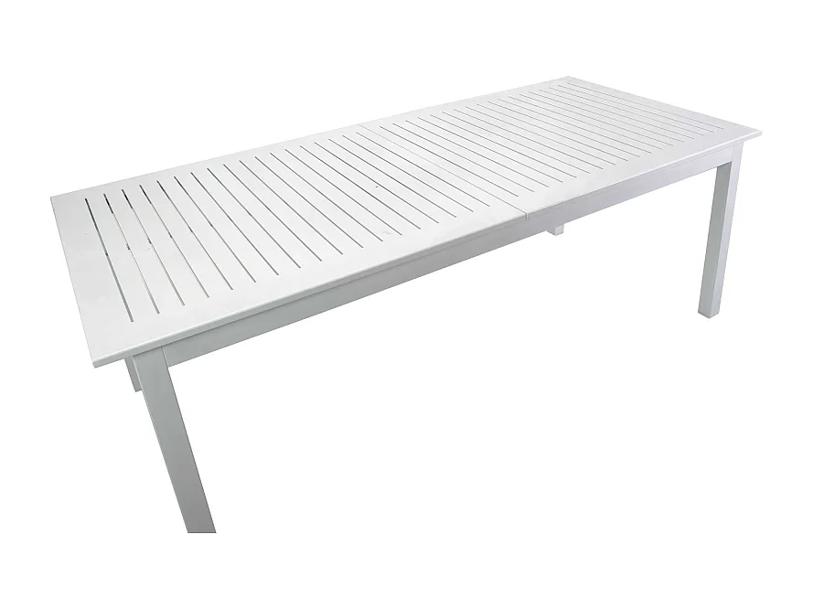 Tavolo alluminio Monterey allungabile bianco cm 150/210x89h75