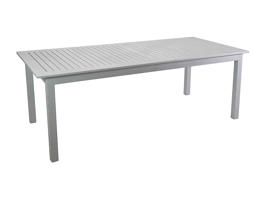 Tavolo alluminio Monterey allungabile bianco cm 150/210x89h75