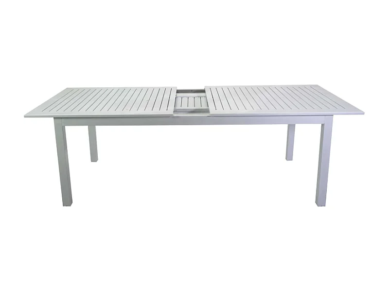 Tavolo alluminio Monterey allungabile bianco cm 150/210x89h75