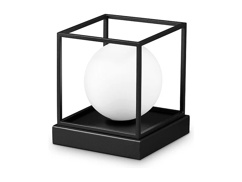 Lampada Da Tavolo Contemporanea Lingotto Metallo Nero 1 Luce G9 28W 3000K Ip20