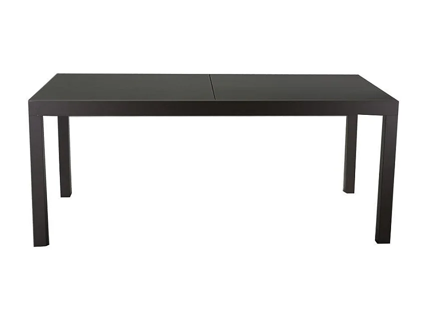 Tavolo alluminio boise antracite opaco all. rettangolare cm 160/220x90h75