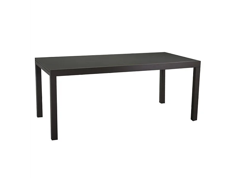 Tavolo alluminio boise antracite opaco all. rettangolare cm 160/220x90h75