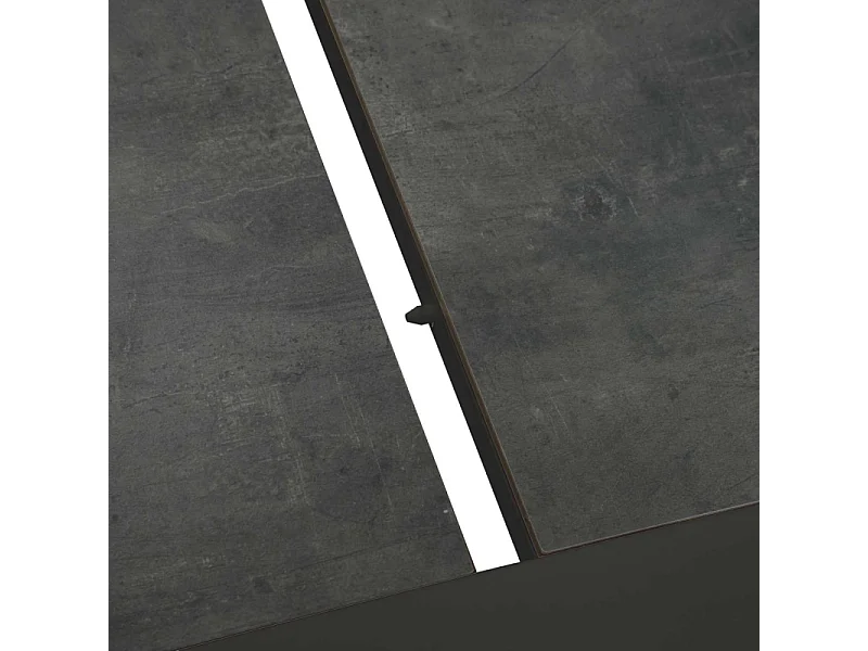 Tavolo alluminio allungabile Riverside antracite hpl cm 200/300,5x104h76