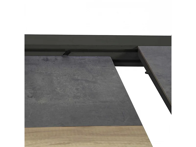 Tavolo alluminio allungabile Riverside antracite hpl cm 200/300,5x104h76