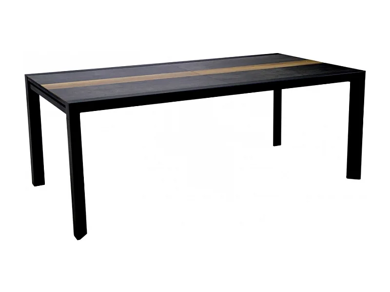 Tavolo alluminio allungabile Riverside antracite hpl cm 200/300,5x104h76