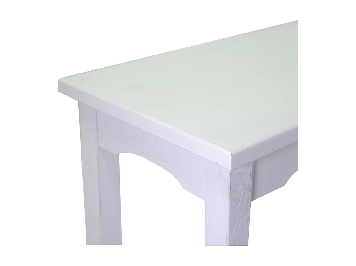 Tavolo esposizione legno nantes bianco quadro cm 50x50h70