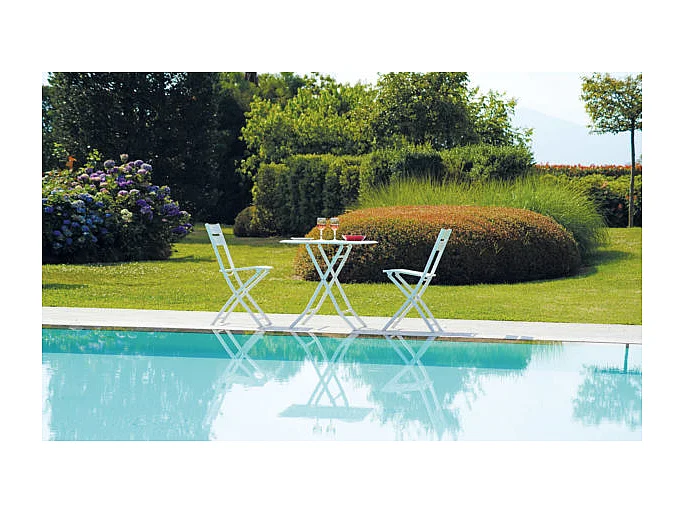 Tavolo pieghevole Lucca MOIA bianco