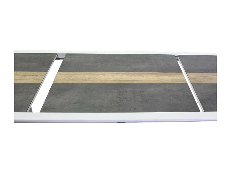 Tavolo alluminio allungabile Riverside bianco hpl cm 200/300,5x104h76