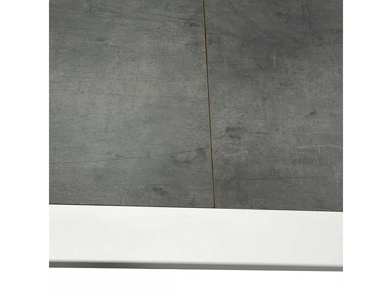 Tavolo alluminio allungabile Riverside bianco hpl cm 200/300,5x104h76