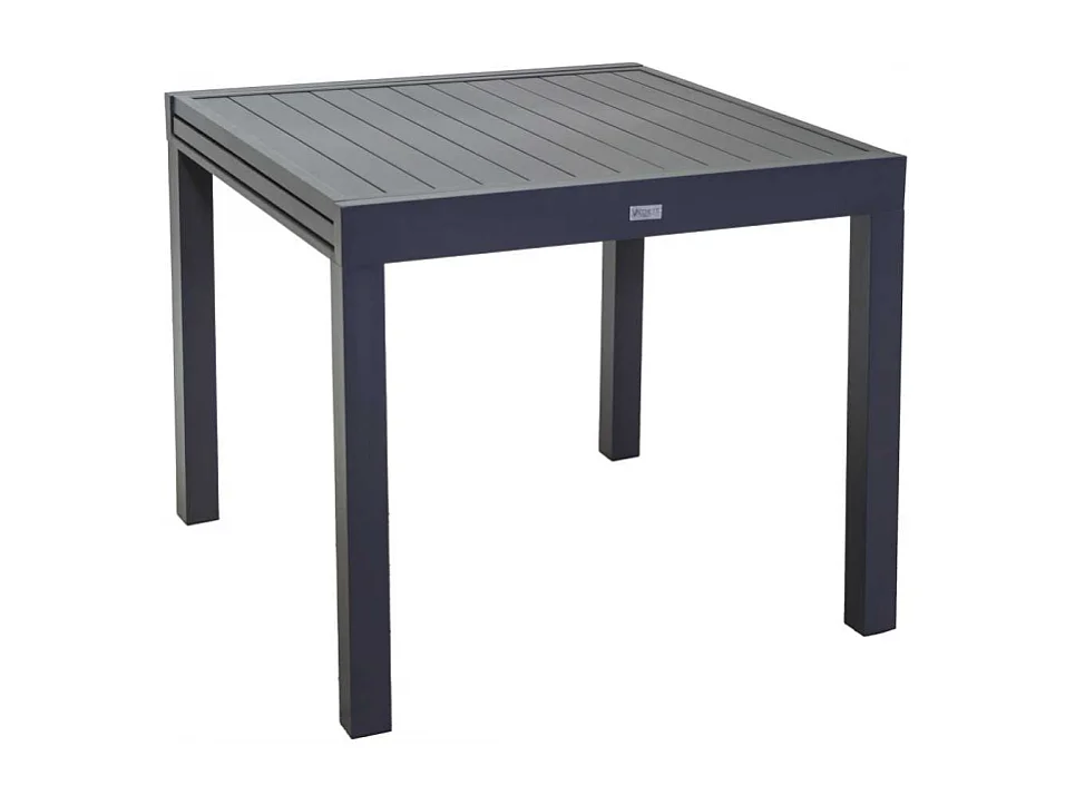 Tavolo alluminio sullivan allungabile antracite cm 90/180x90h73