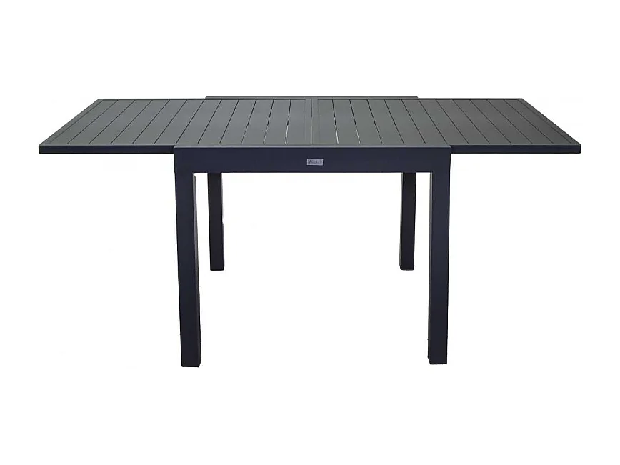 Tavolo alluminio sullivan allungabile antracite cm 90/180x90h73