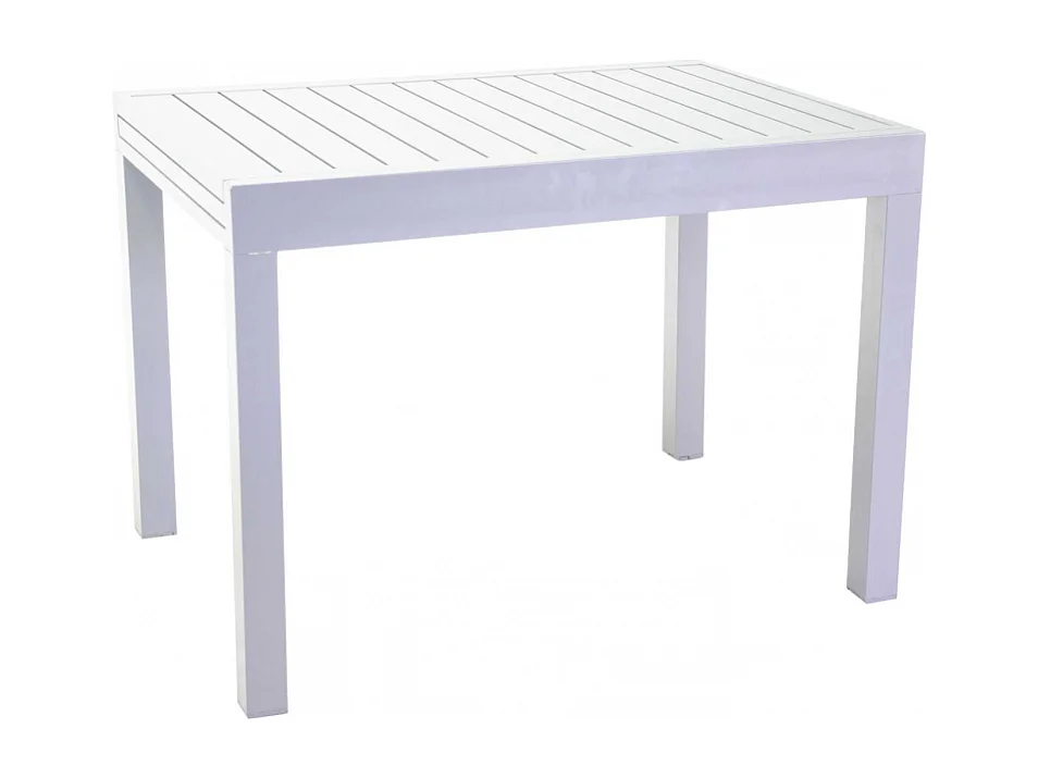 Tavolo alluminio Cleveland allungabile bianco cm 125/250x75h75