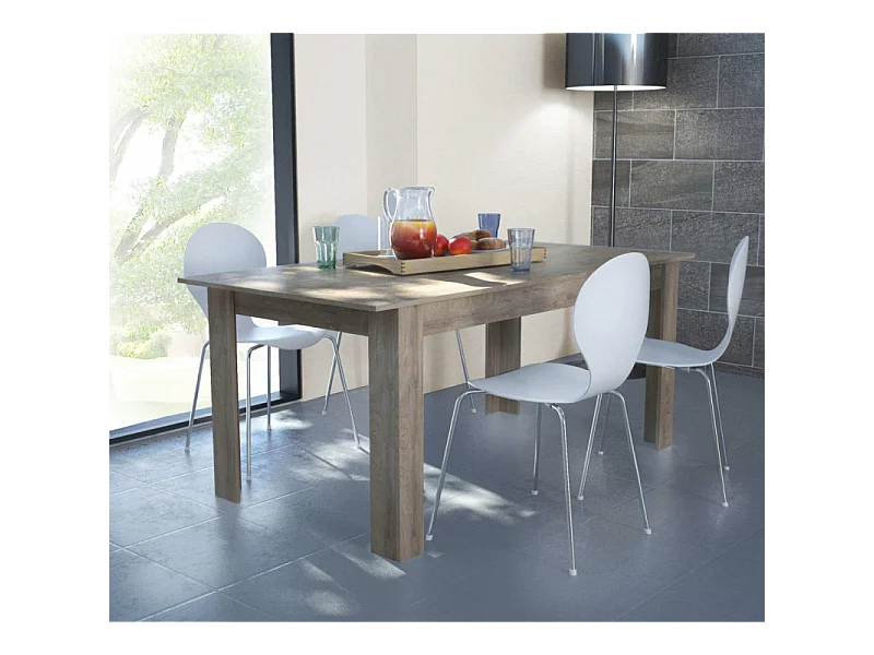 TAVOLO GEMMA ROVERE CHIARO