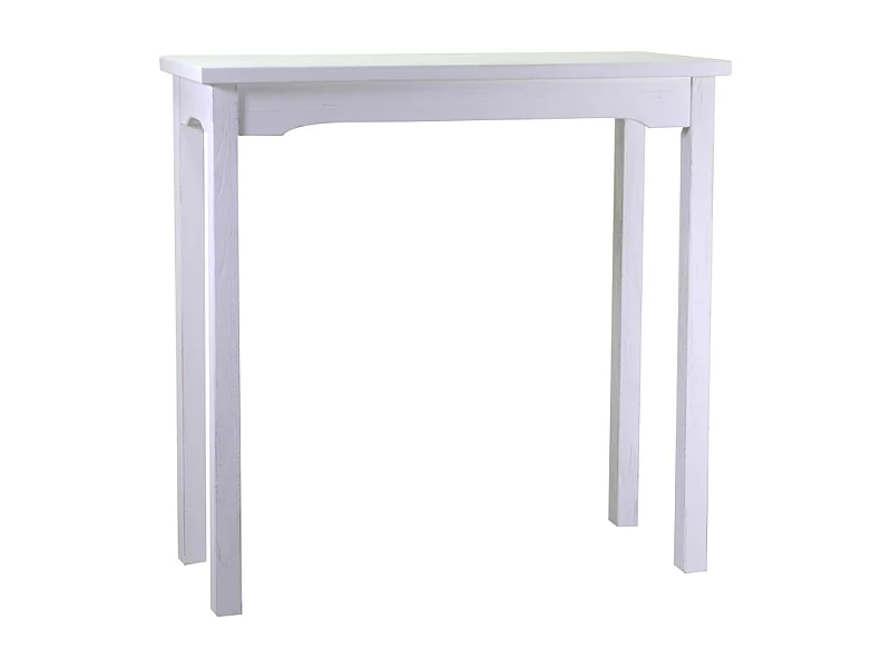 Tavolo esposizione legno nantes bianco rettangolare cm 154x46h100