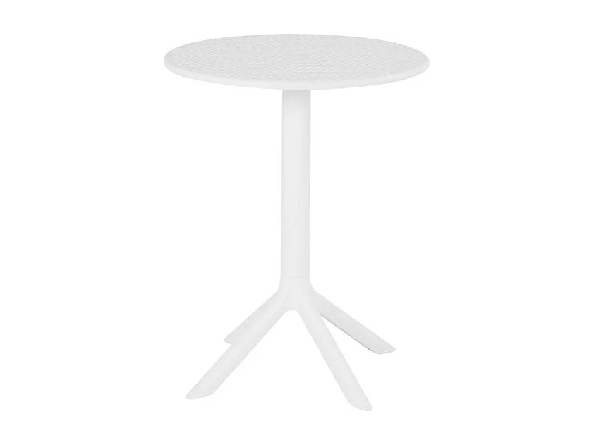 Tavolo Future In Polipropilene Bianco Dia60