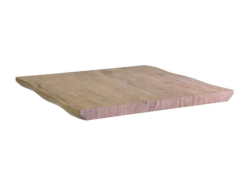 Top tavolo legno Canberra naturale quadro cm 80x80x4