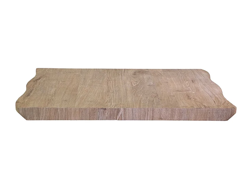 Top tavolo legno Canberra naturale quadro cm 80x80x4
