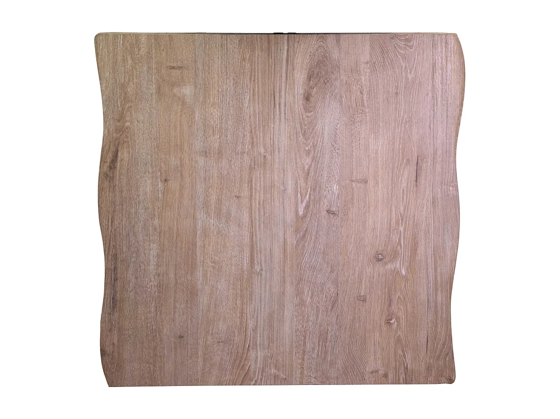 Top tavolo legno Canberra naturale quadro cm 80x80x4