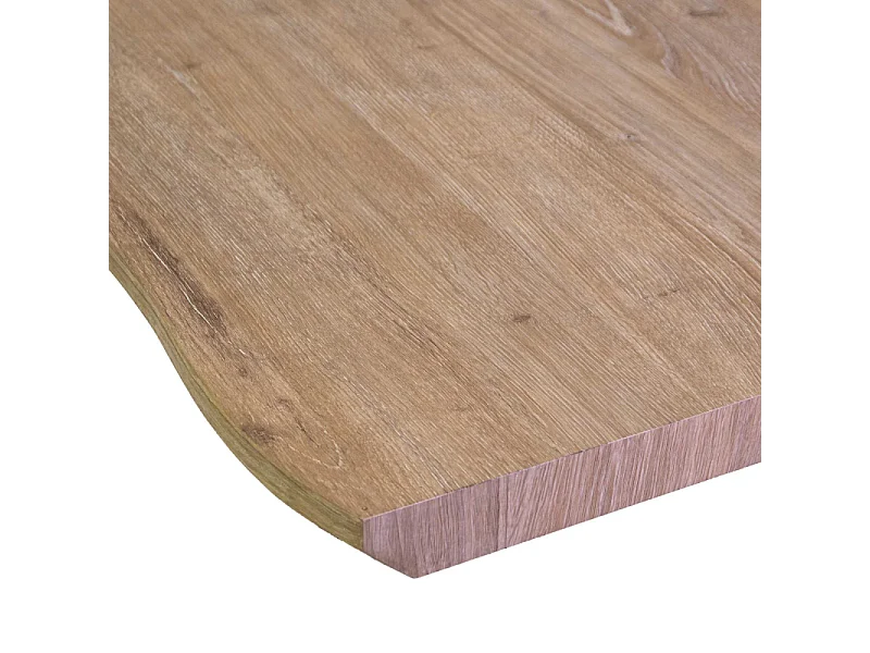 Top tavolo legno Canberra naturale quadro cm 80x80x4