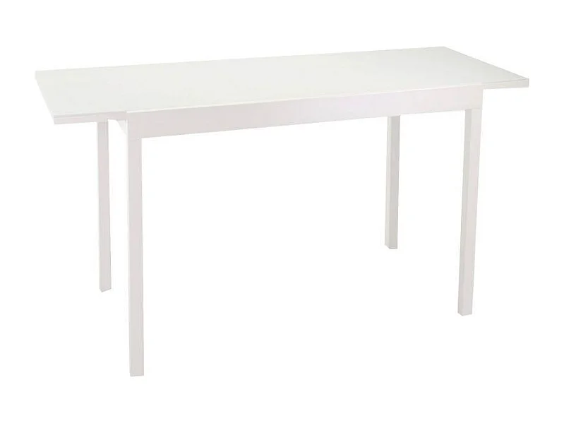 Tavolo alluminio boise bianco opaco allungabile cm 160/220x90h67,5/75