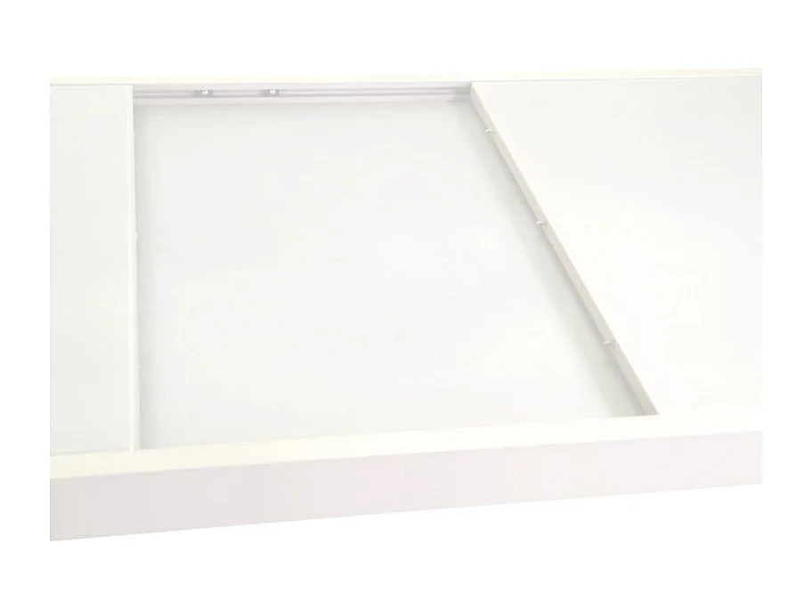 Tavolo alluminio boise bianco opaco allungabile cm 160/220x90h67,5/75