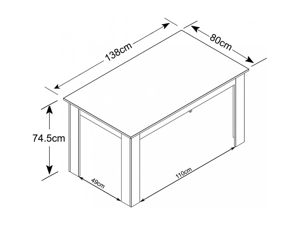 TAVOLO PEPPER BIANCO E GRIGIO SCURO EFFETTO CEMENTO