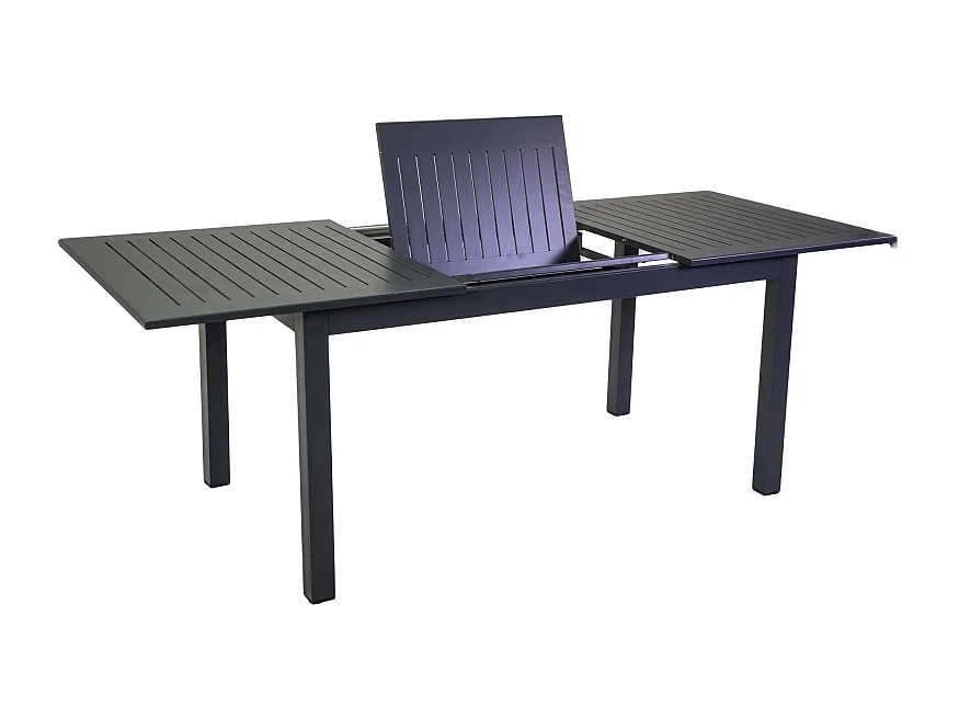 Tavolo alluminio Monterey allungabile antracite cm 150/210x89h75