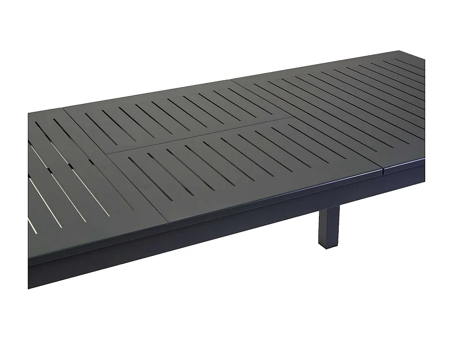 Tavolo alluminio Monterey allungabile antracite cm 150/210x89h75