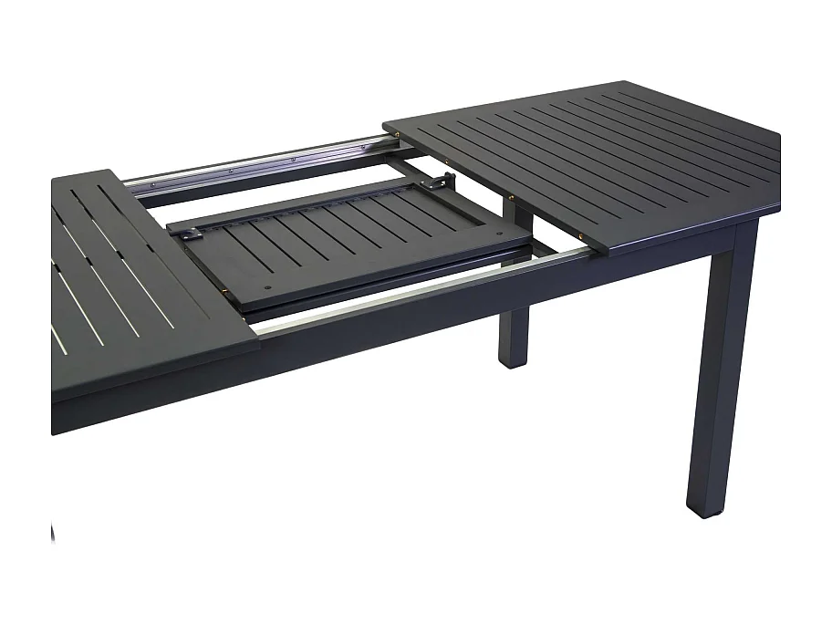 Tavolo alluminio Monterey allungabile antracite cm 150/210x89h75