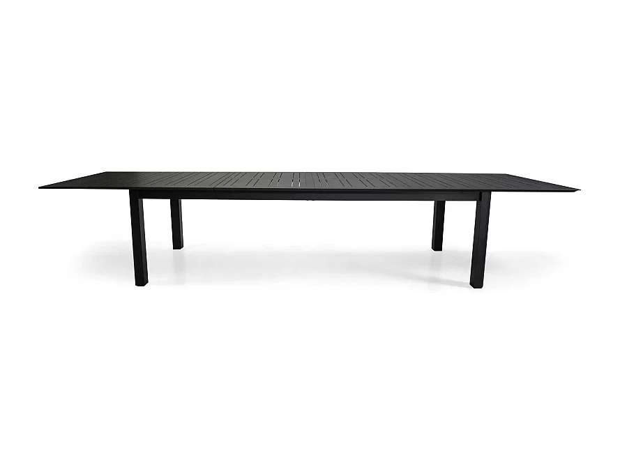 Tavolo alluminio allungabile Salomon antracite cm 266/331/396x110h75