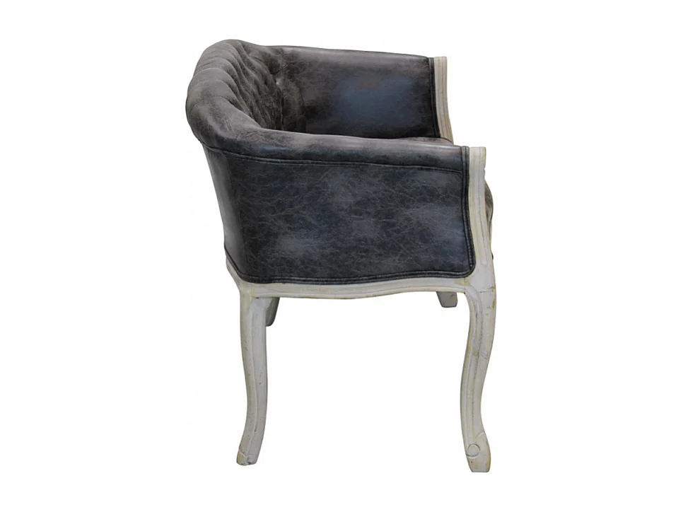 DIVANO COLEMAN IN ECOPELLE VINTAGE GRIGIO