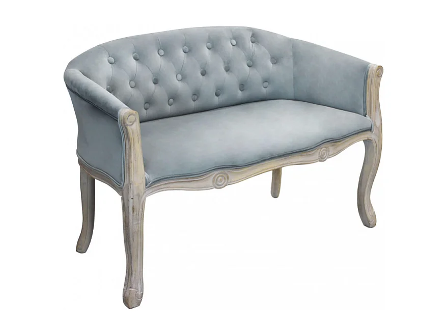 DIVANO COLEMAN IN VELLUTO GRIGIO