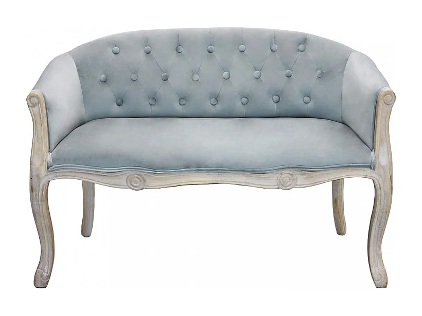 DIVANO COLEMAN IN VELLUTO GRIGIO