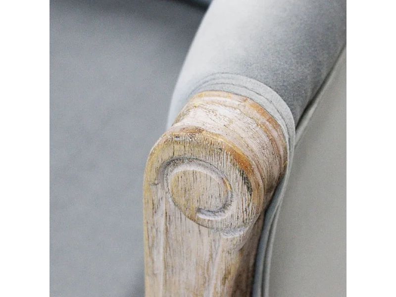 DIVANO COLEMAN IN VELLUTO GRIGIO