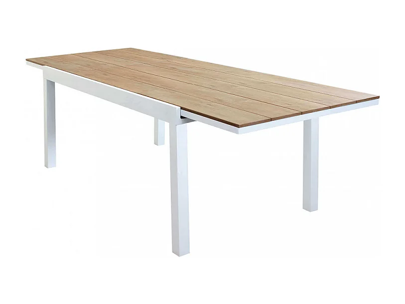 TISCH CAYMAN WEISS & BRAUN 200/300x95 cm