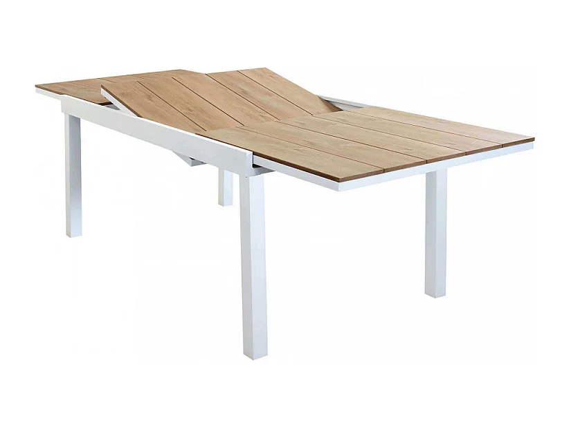 TISCH CAYMAN WEISS & BRAUN 200/300x95 cm