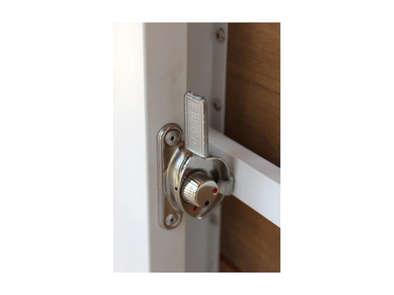 TISCH CAYMAN WEISS & BRAUN 200/300x95 cm