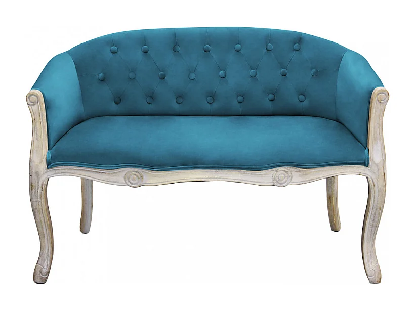 DIVANO COLEMAN IN VELLUTO BLU