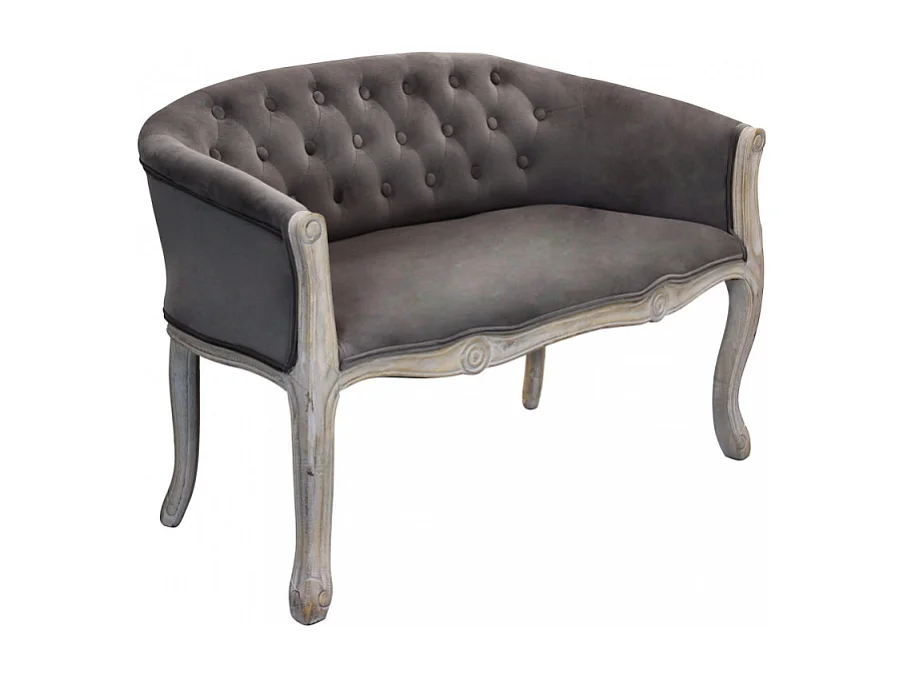 DIVANO COLEMAN IN VELLUTO TAUPE