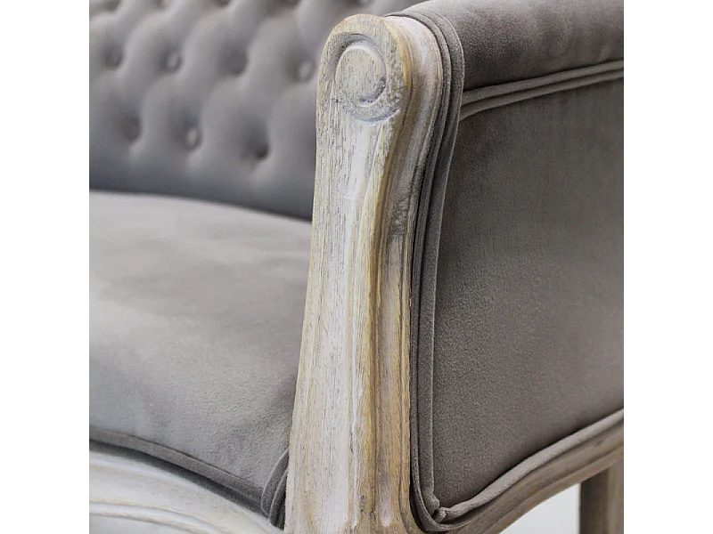 DIVANO COLEMAN IN VELLUTO TAUPE